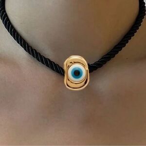 Boho evil eye necklace S631